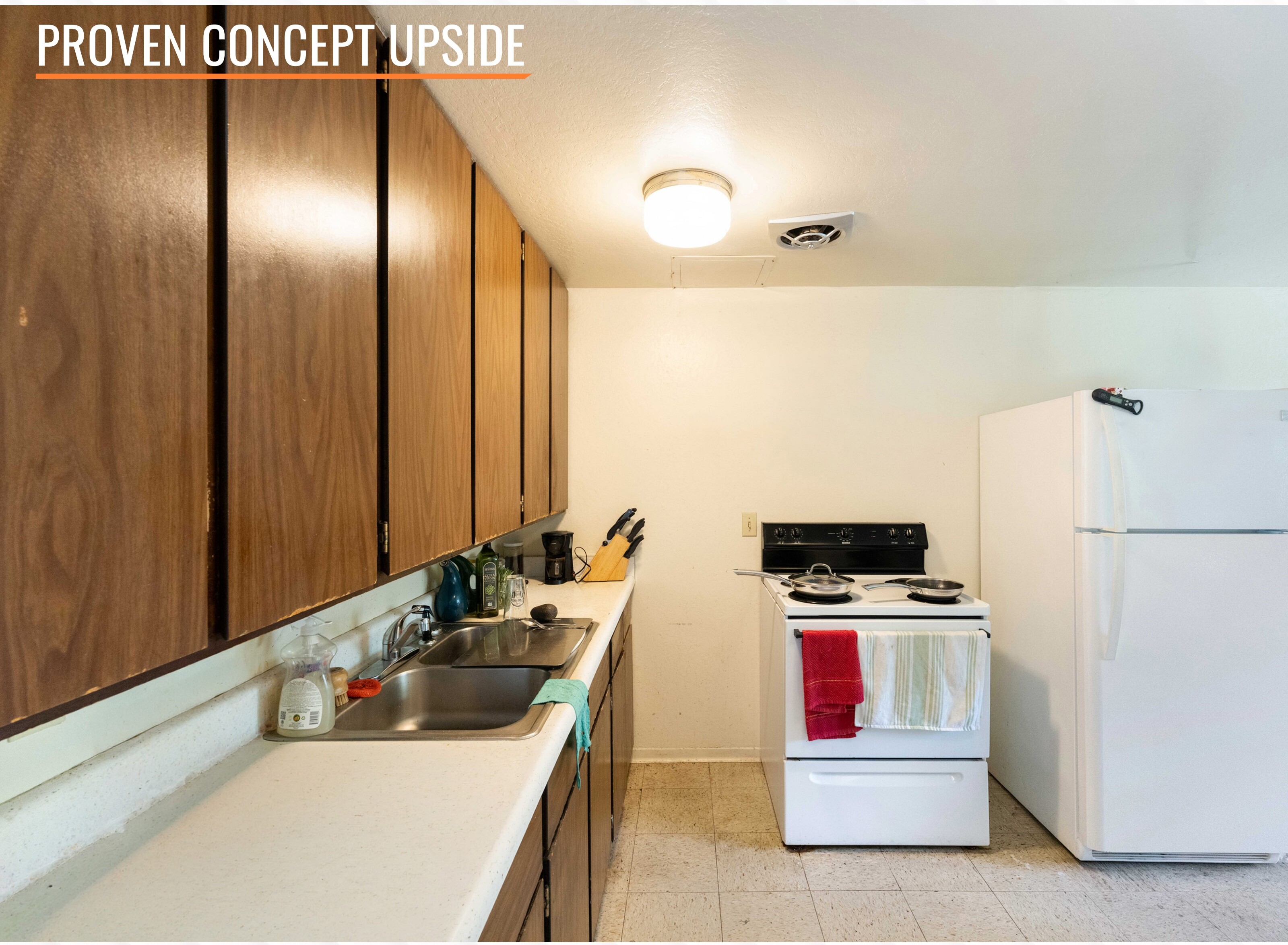 Classic kitchen interior with original finishes